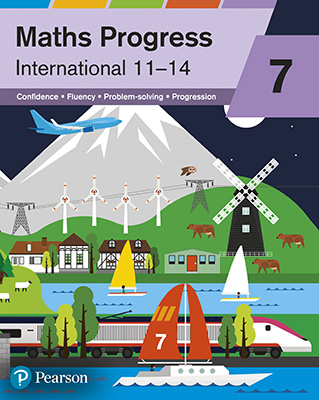Gallery image for KS3 Maths progress Y7 student book cover